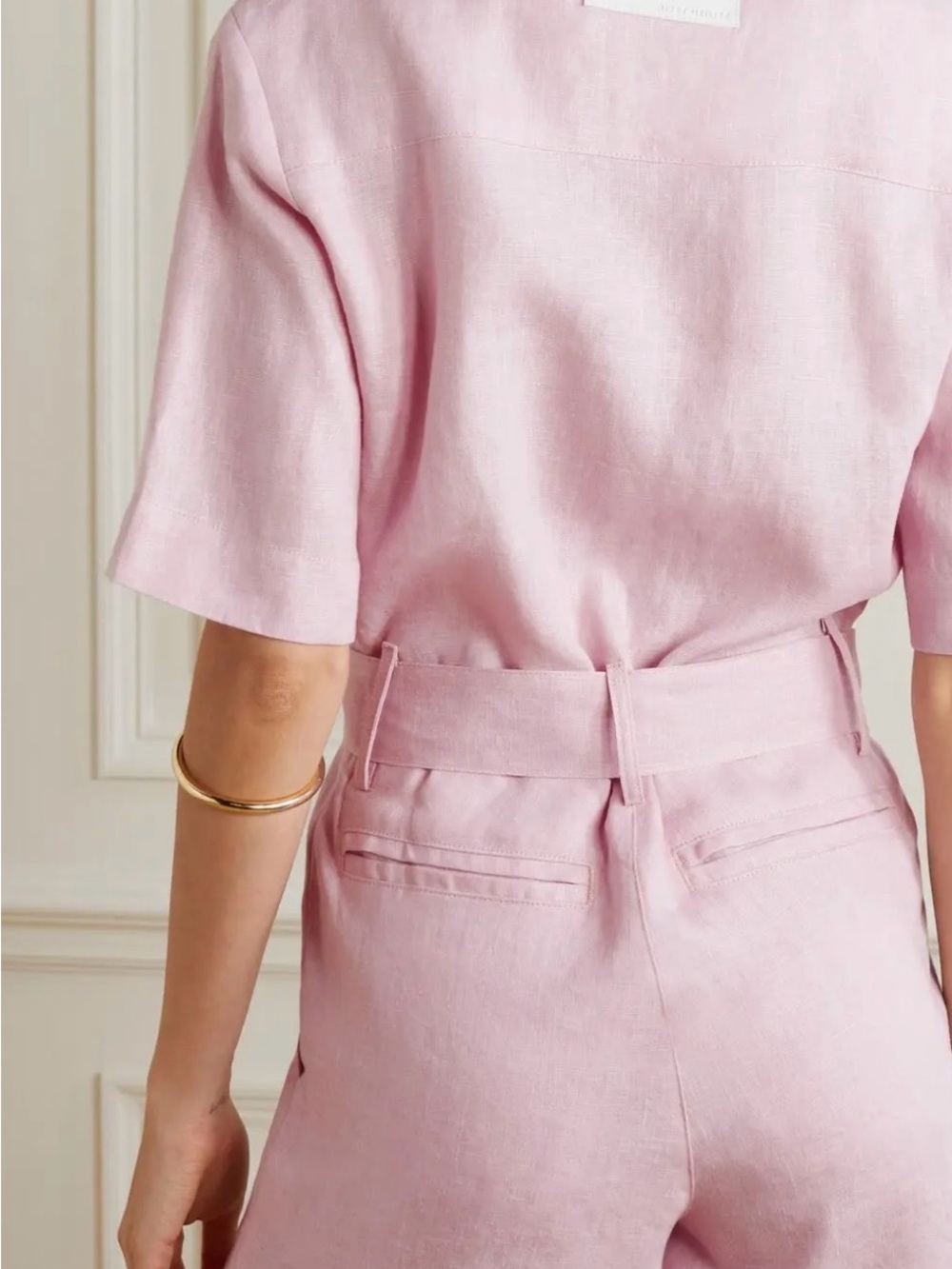 Linen Romper by RIVET UTILITY - Picture 7 of 12